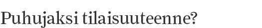 Seppo Honkanen puhujaksi tilaisuuteenne?